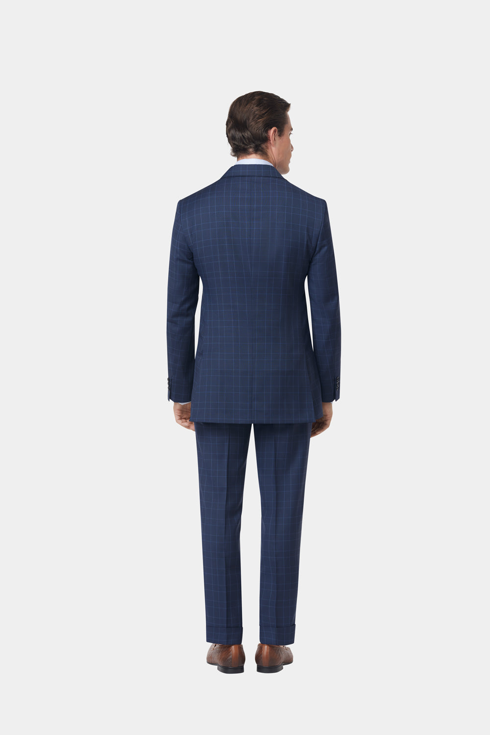 Mid Blue Checked GC Select Suit