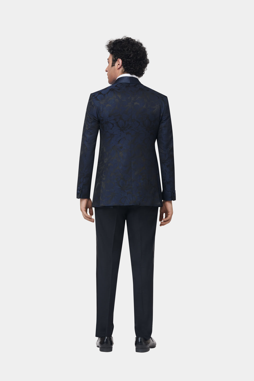 Blue Jacquard GC Tuxedo