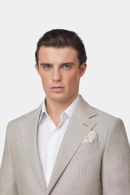 Taupe Striped GC Select Suit