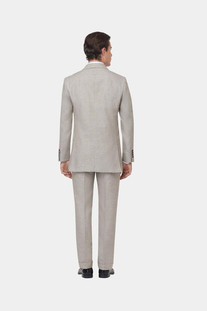 Taupe Striped GC Select Suit