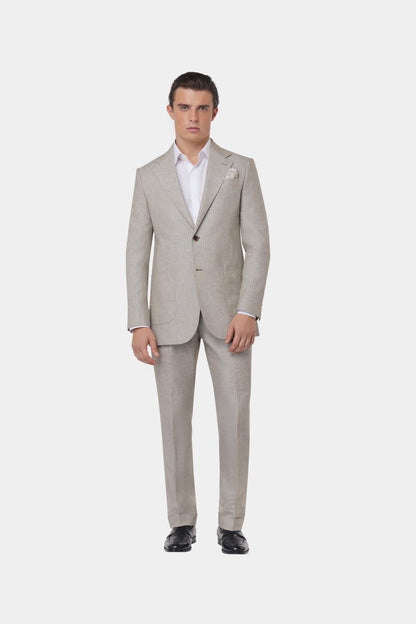 Taupe Striped GC Select Suit