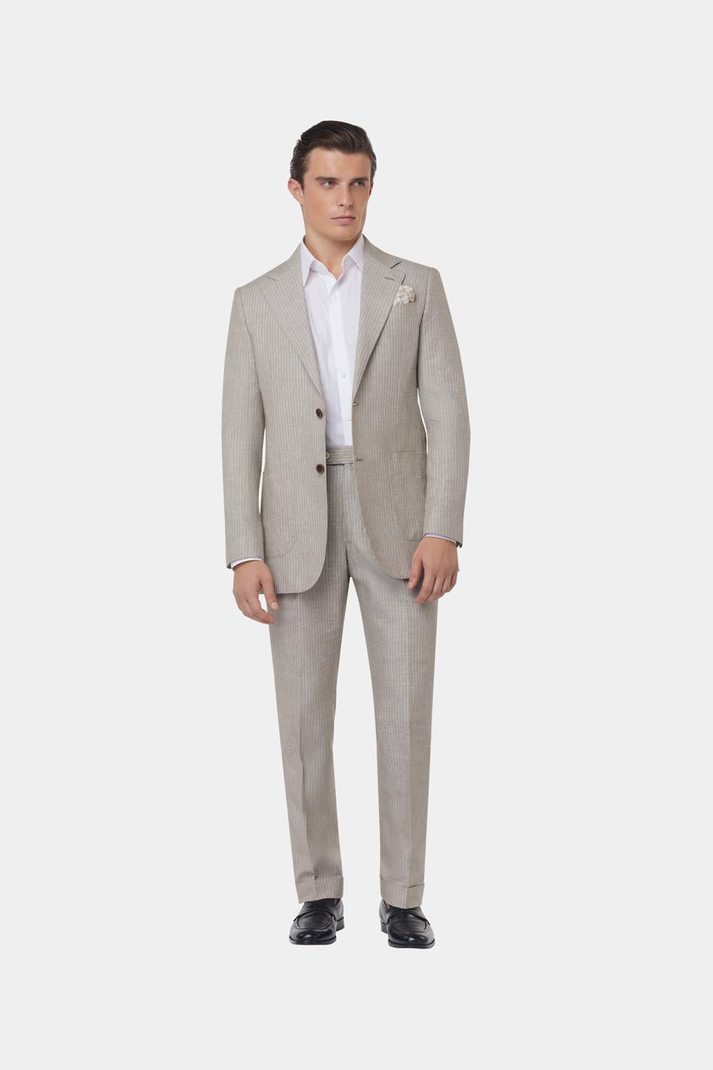 Taupe Striped GC Select Suit