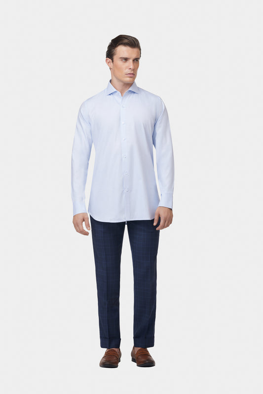 Light Blue GC Signature Twill Shirt