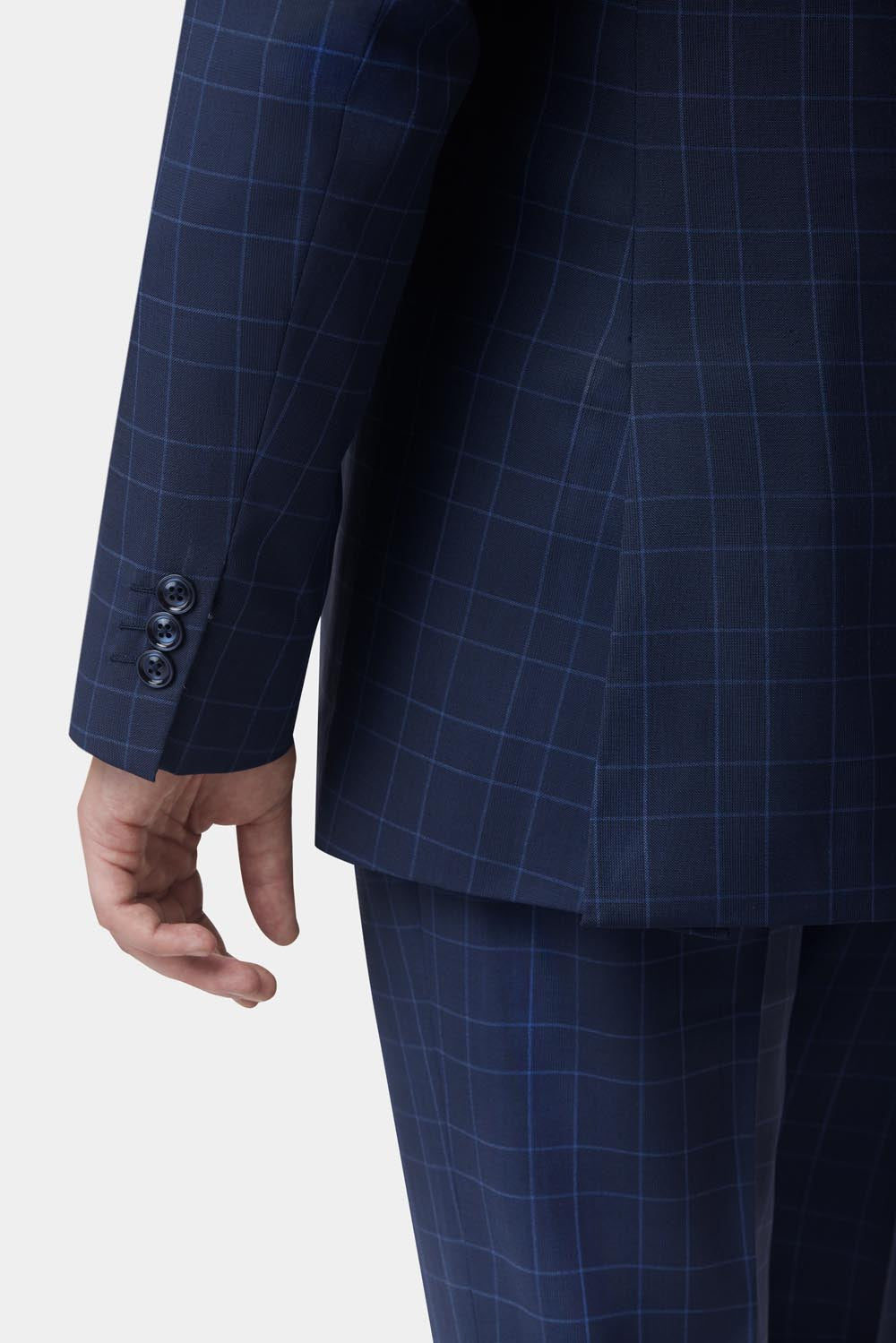 Mid Blue Checked GC Select Suit