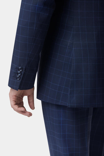 Mid Blue Checked GC Select Suit