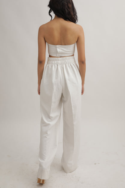 WHITE GALAXY TROUSERS