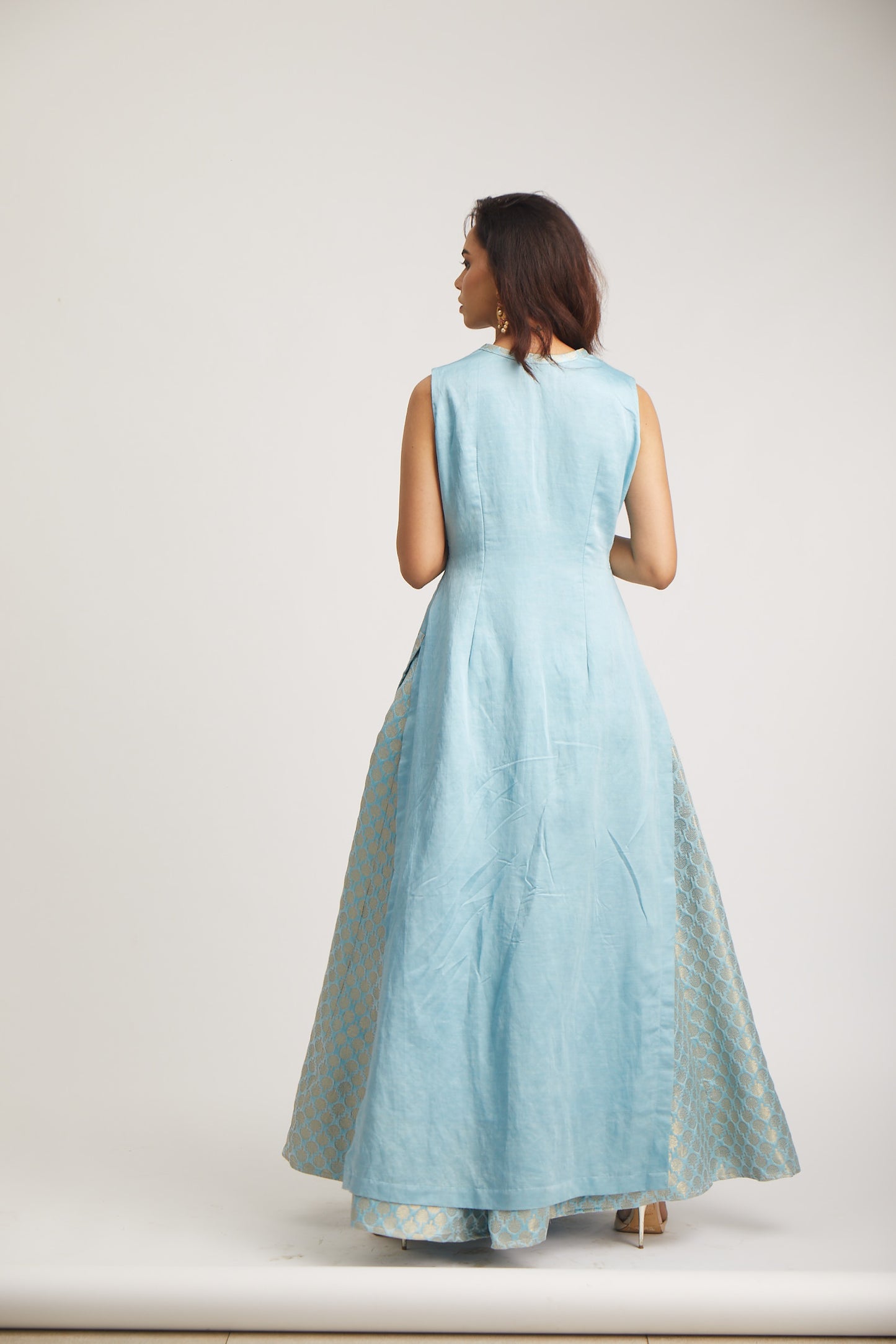 Airy Blue Sharara Suit