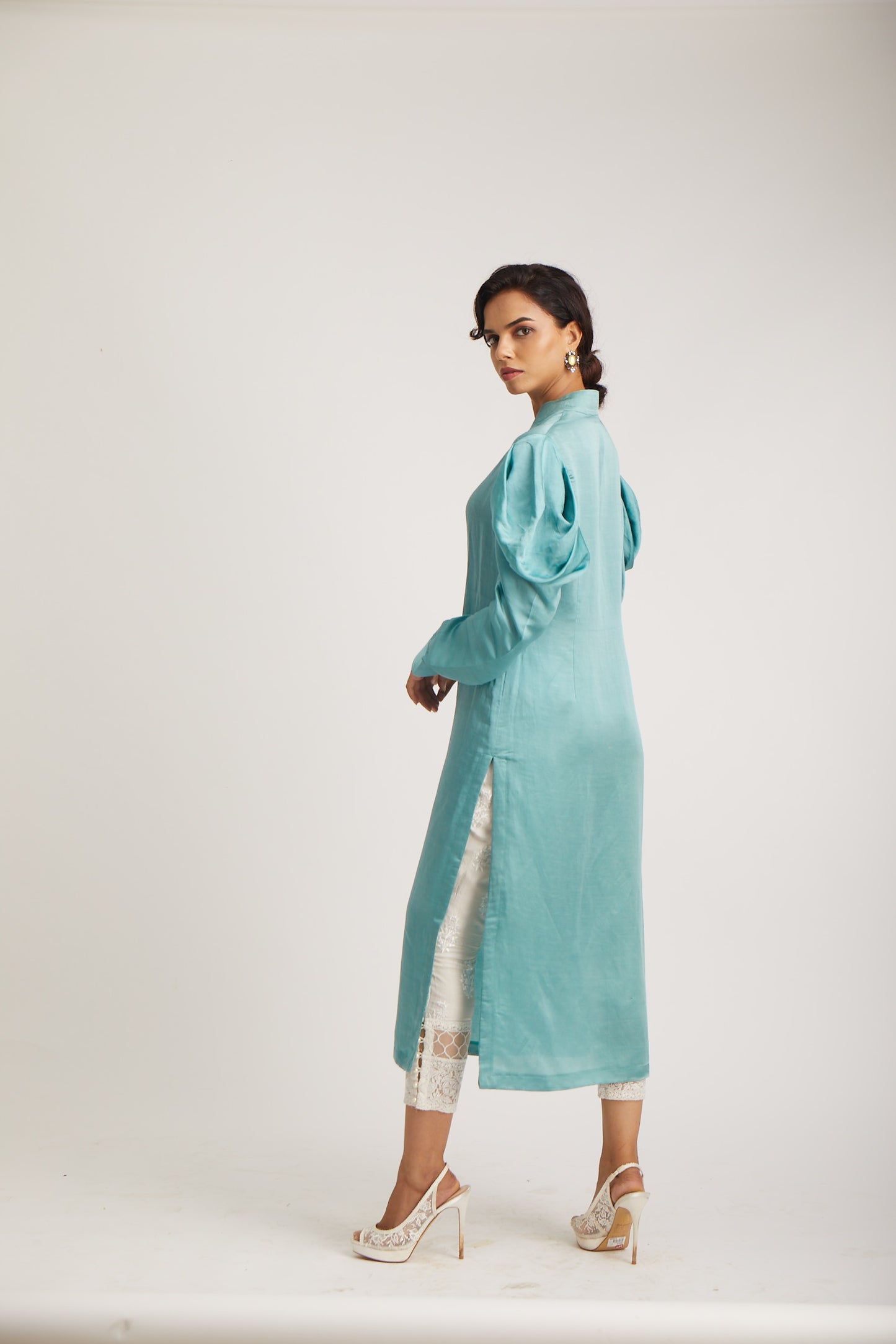 Amazonite Cowl Sleeve Kurta