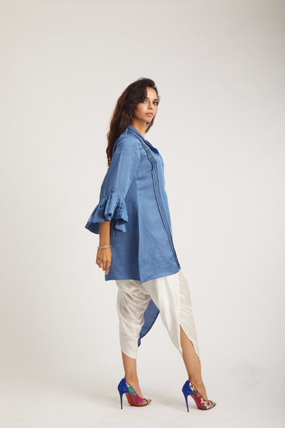 Diva signature knife pleat kurta