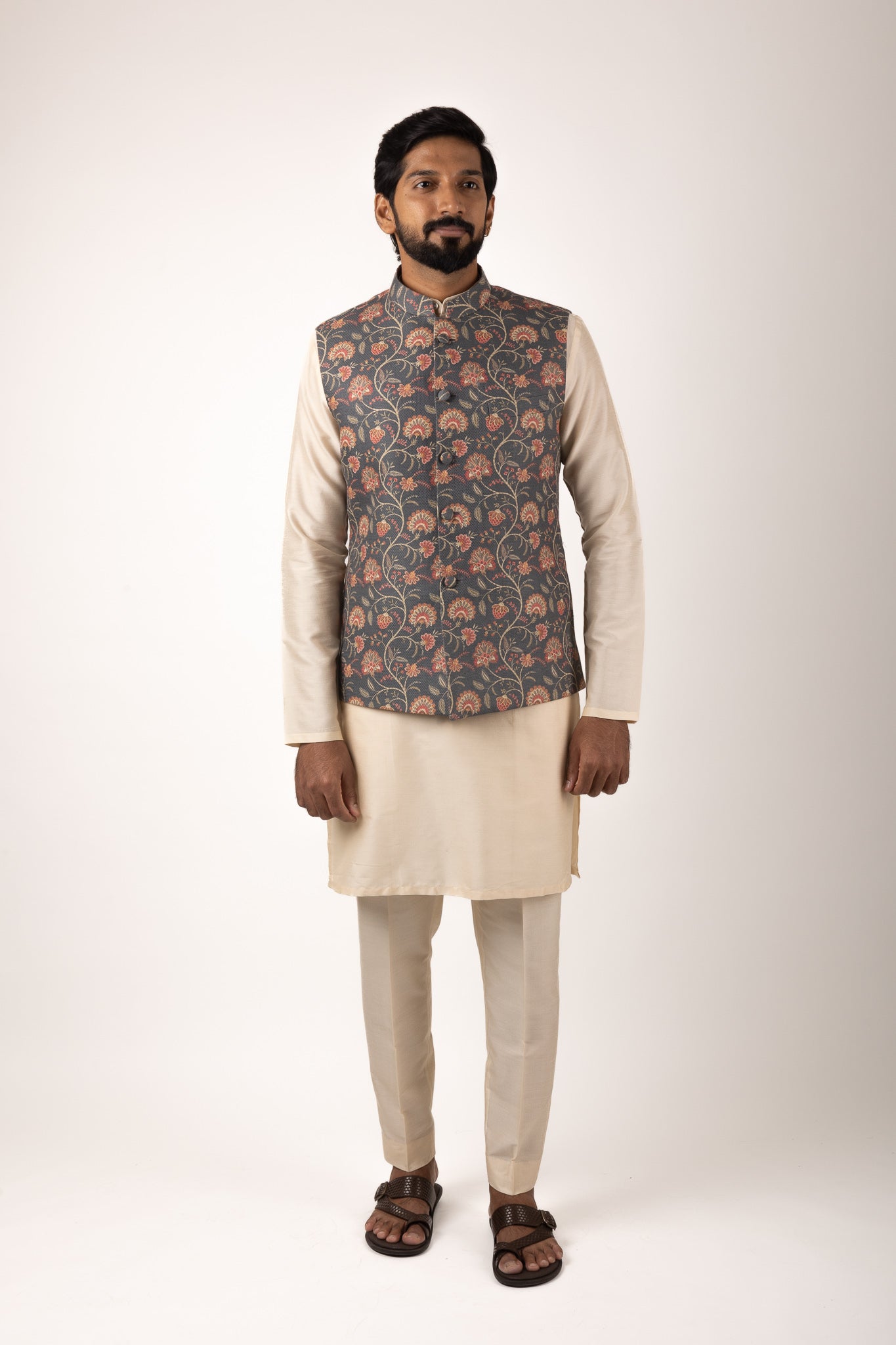 Gatsby Select Bristol Printed Nehru Jacket